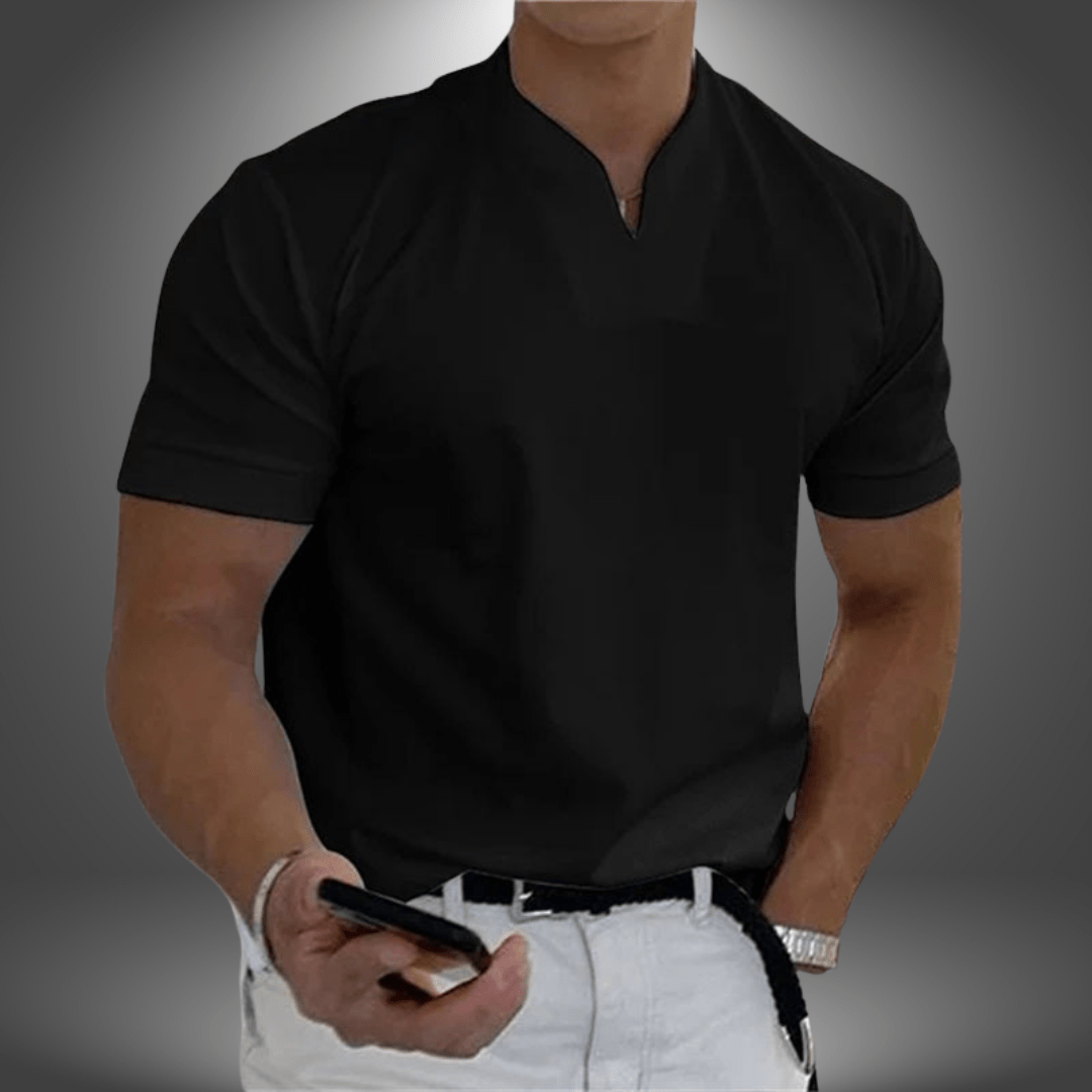 T-shirt col en V Dominic
