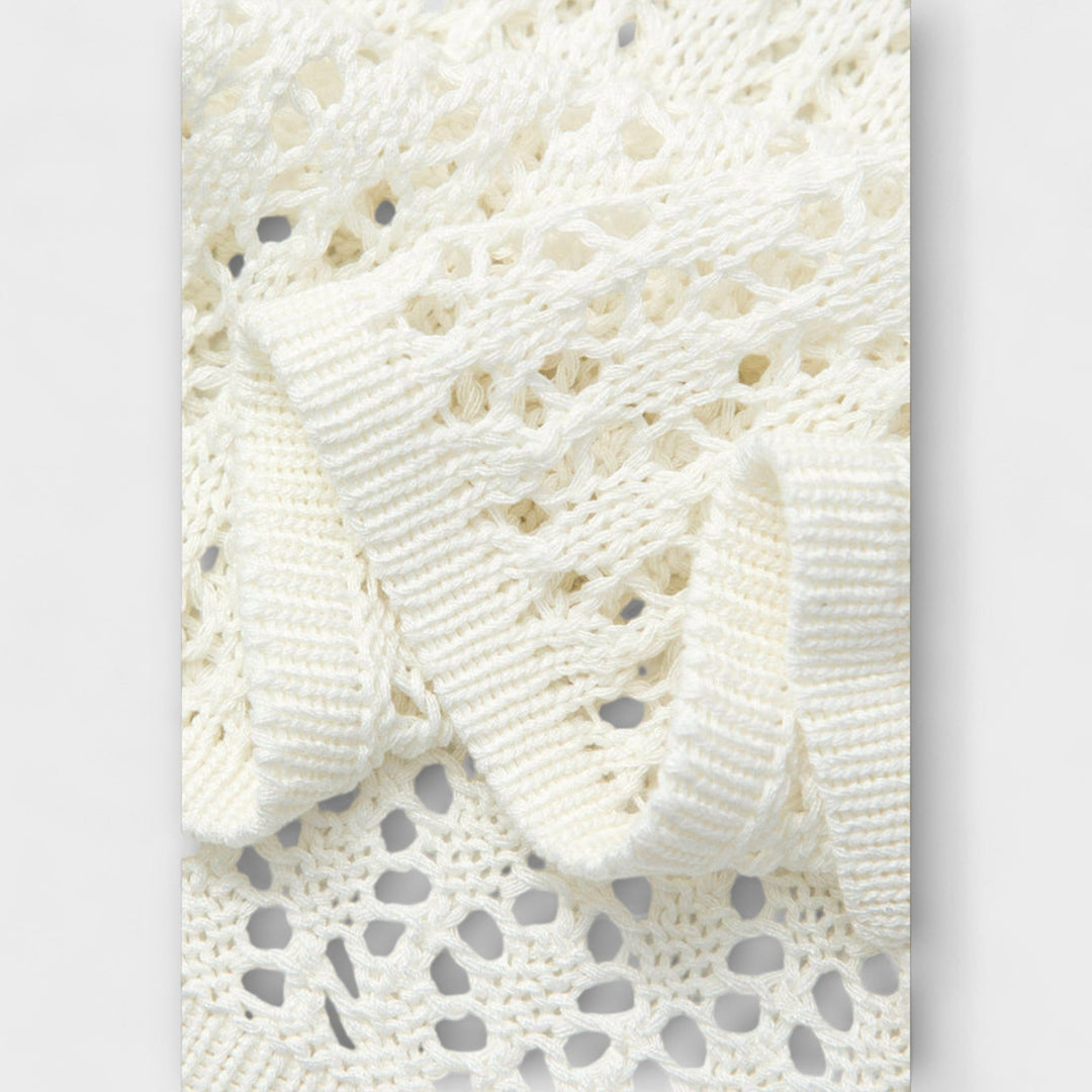 Anne - Robe blanche Luna Beach