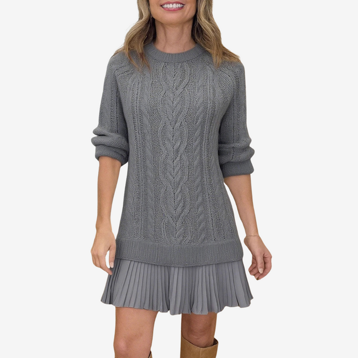 Emma - Robe en jersey tricoté