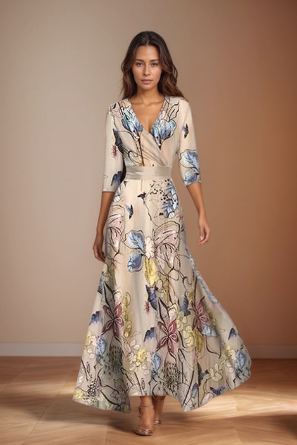 Isabella | Robe florale à l'élégance intemporelle