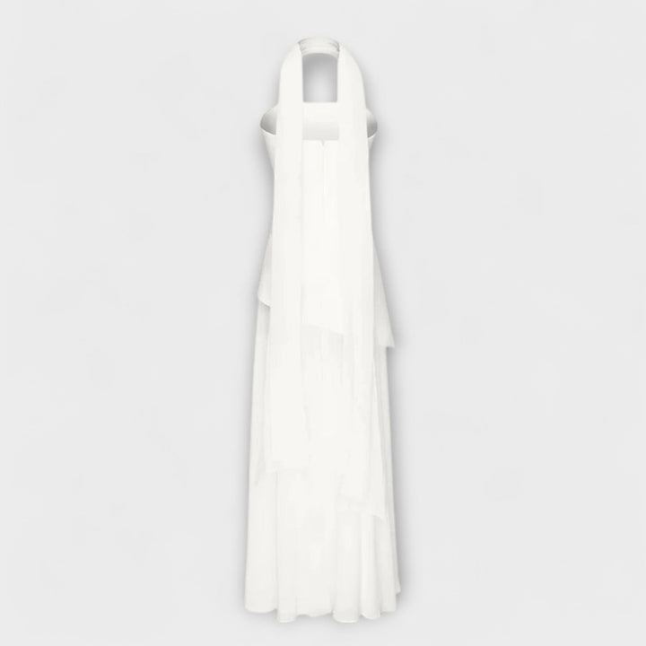 Goldie - Robe longue en chiffon