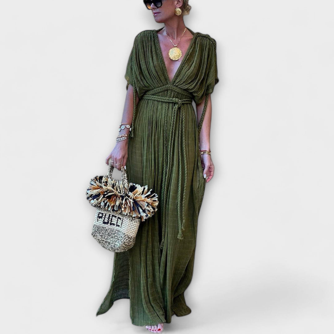 Robe kimono maxi style grec