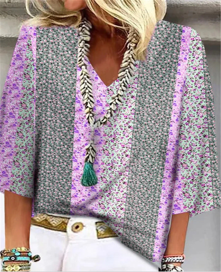 Anika | Blouse à brise florale