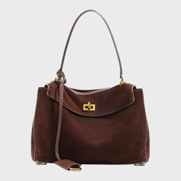 Amandine | Sac à bandoulière à structure souple avec rabat magnétique et bandoulière réglable