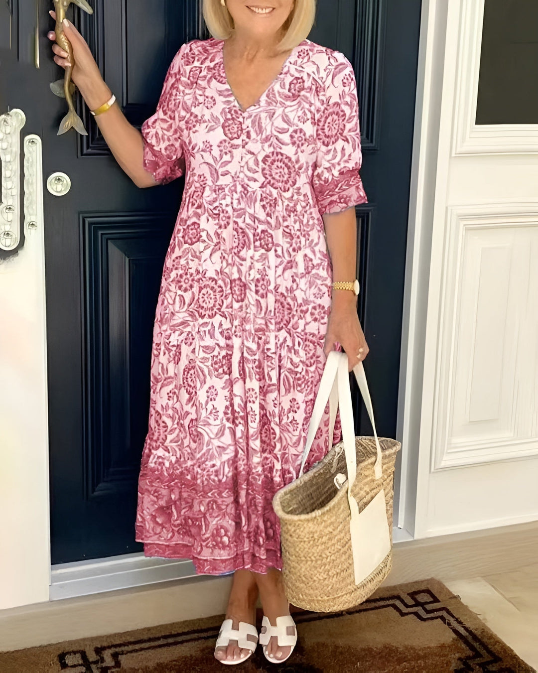Evelyne | Robe élégante de mai