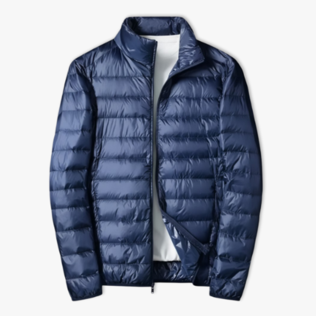 Mathis | Chaqueta de plumón comprimible con exterior impermeable y plumón de pato blanco