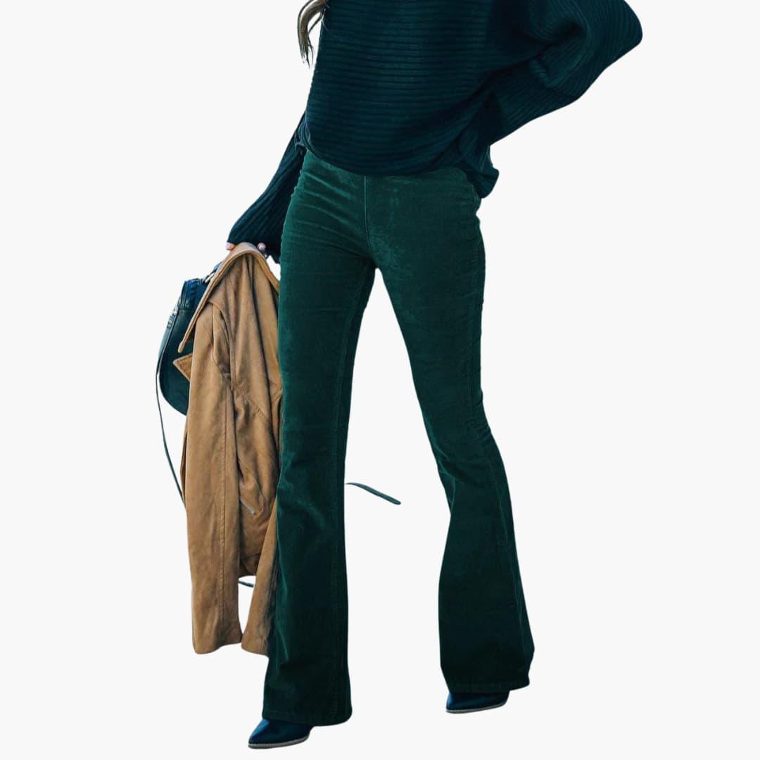 Verena | Leggings évasés taille haute flatteurs à coupe bootcut