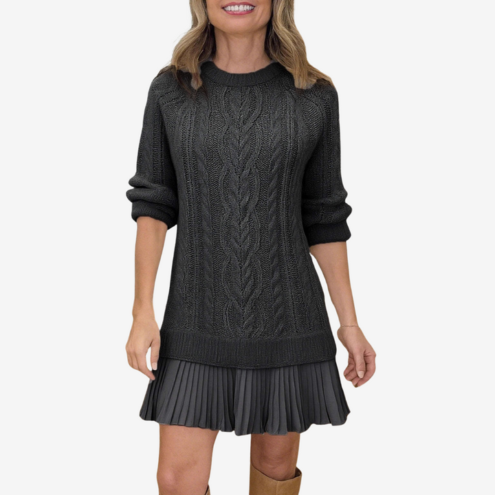 Emma - Robe en jersey tricoté