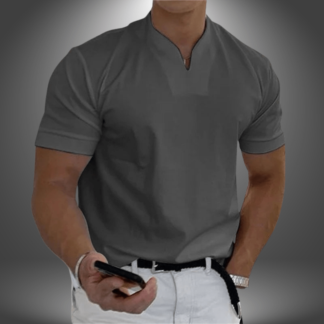 T-shirt col en V Dominic
