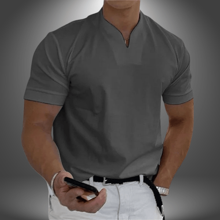 T-shirt col en V Dominic