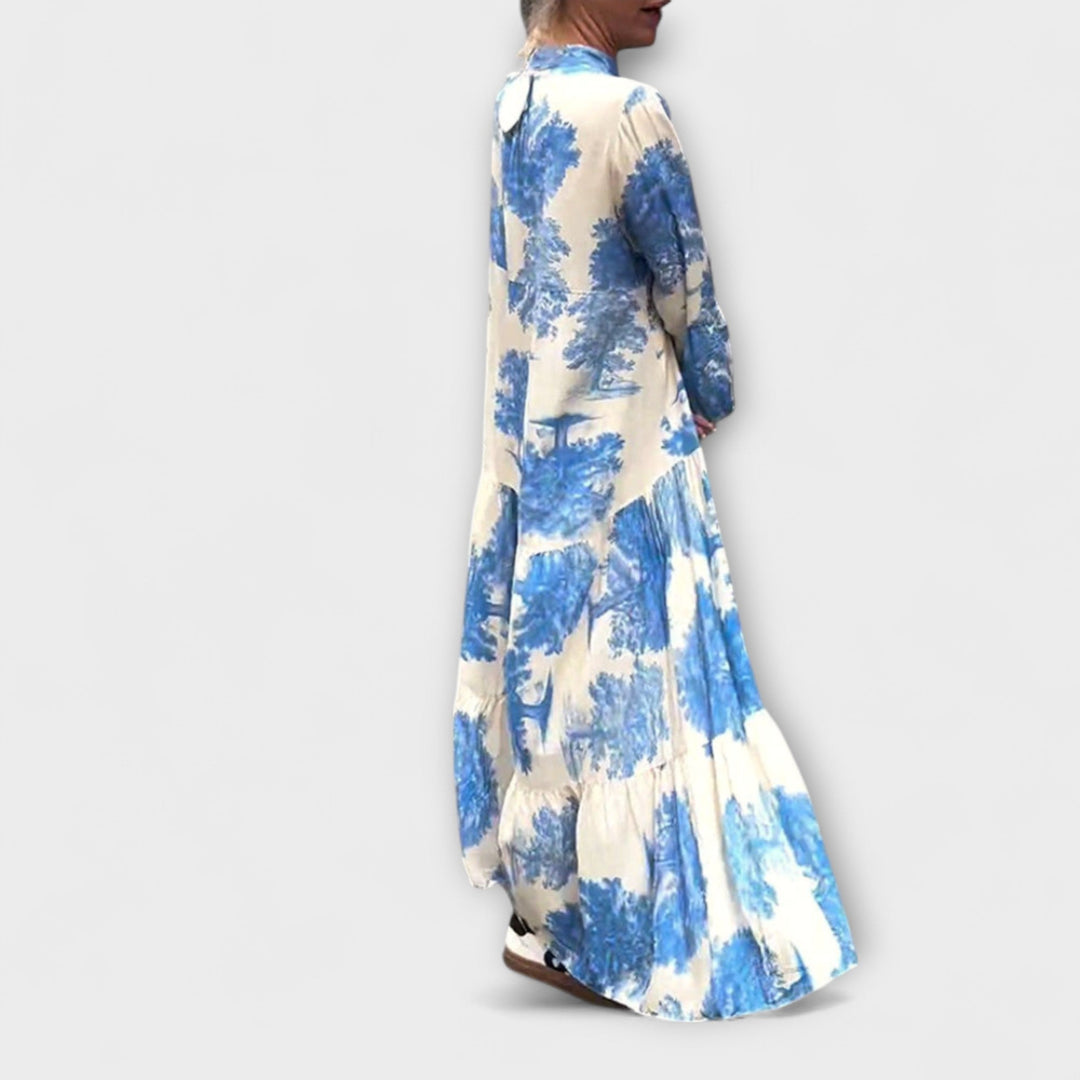 Nerina - Robe maxi florale élégante