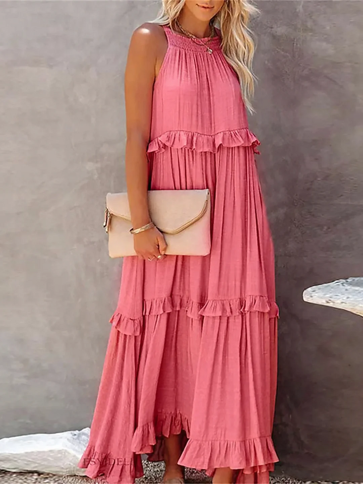 Elsie - Robe maxi à volants