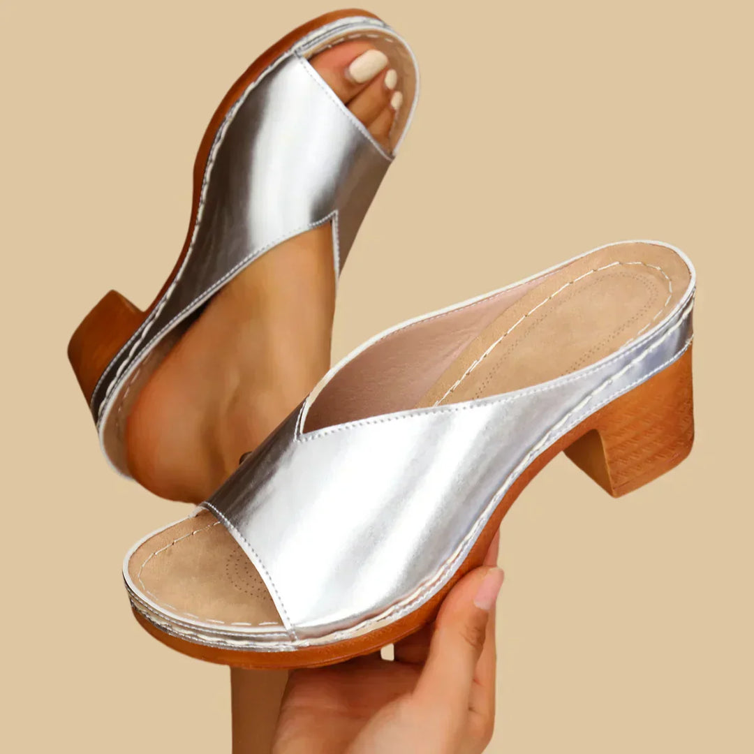 Sorina | Sandale orthopédique à talon épais