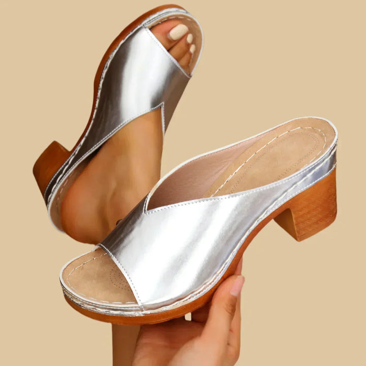 Sorina | Sandale orthopédique à talon épais