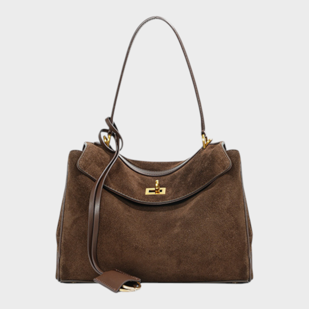 Amandine | Sac à bandoulière à structure souple avec rabat magnétique et bandoulière réglable