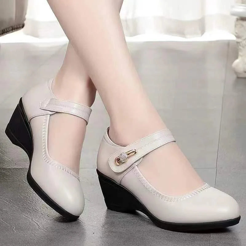 Lydia – Chaussures élégantes confort à talon moyen