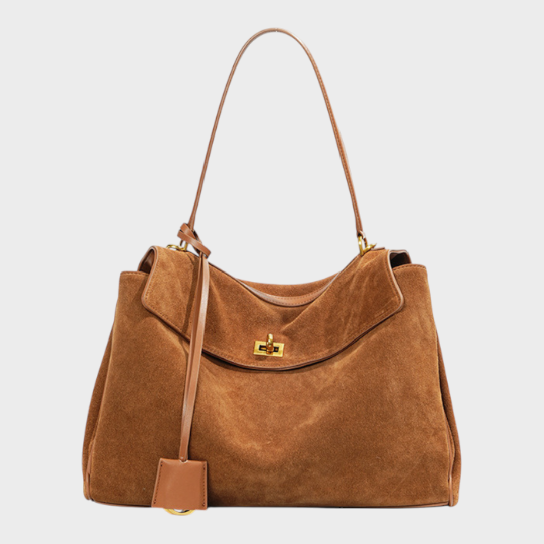 Amandine | Sac à bandoulière à structure souple avec rabat magnétique et bandoulière réglable