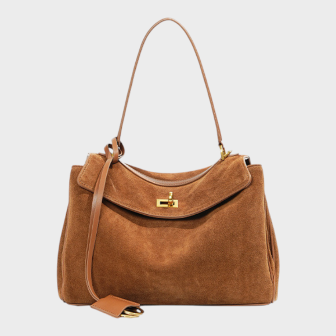 Amandine | Sac à bandoulière à structure souple avec rabat magnétique et bandoulière réglable