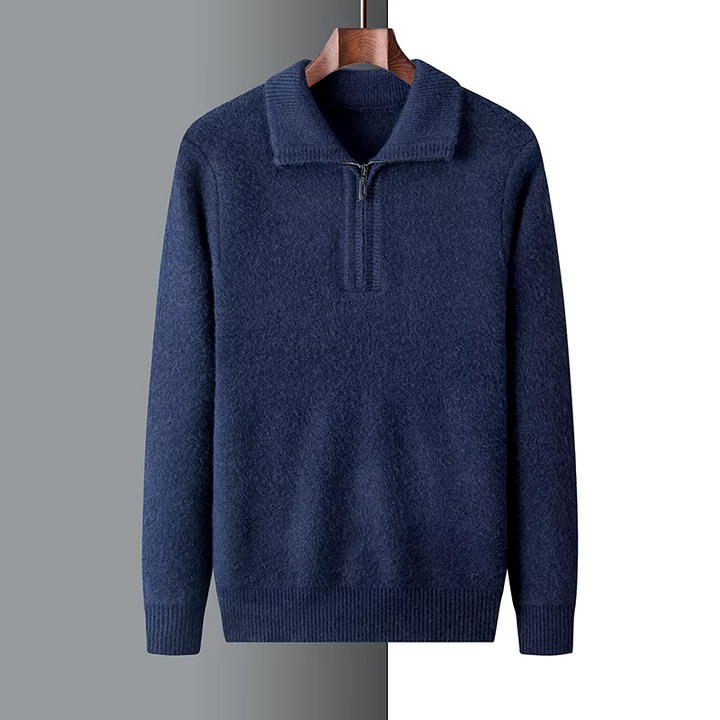Isaac™ - Pull doux et chaud à demi-fermeture éclair