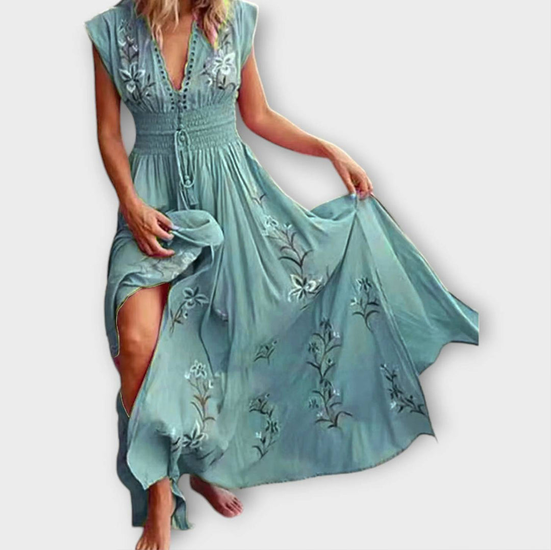 Felizia – Robe bohème avec broderie envoûtante
