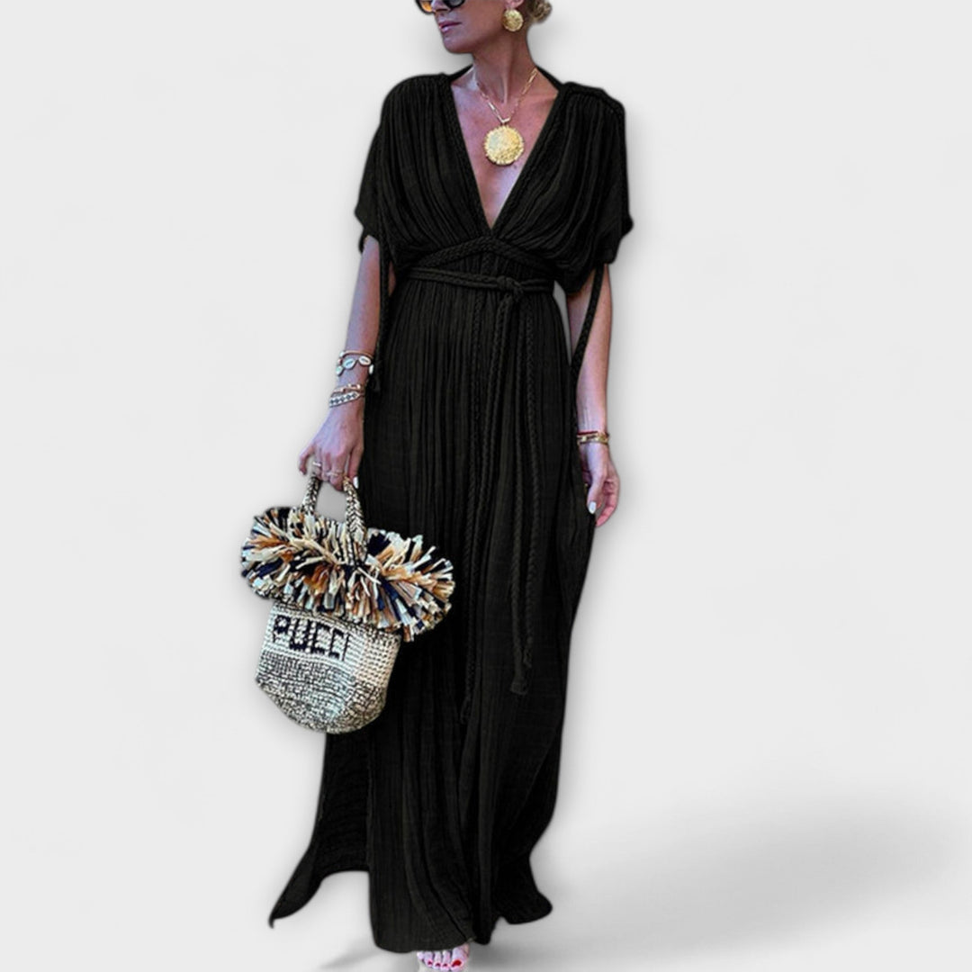 Robe kimono maxi style grec