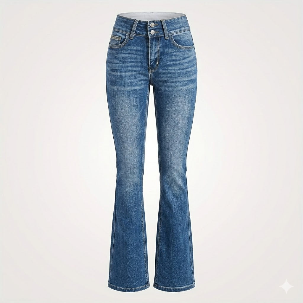 Kenzie | Sculpted High-Waist Flare Jeans with Five-Pocket Styling