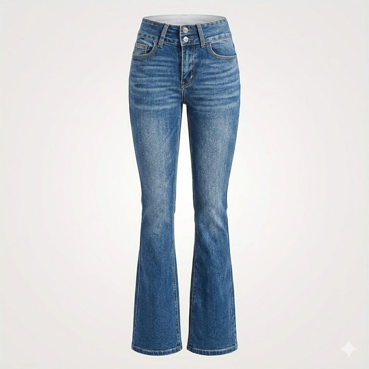 Kenzie | Sculpted High-Waist Flare Jeans with Five-Pocket Styling
