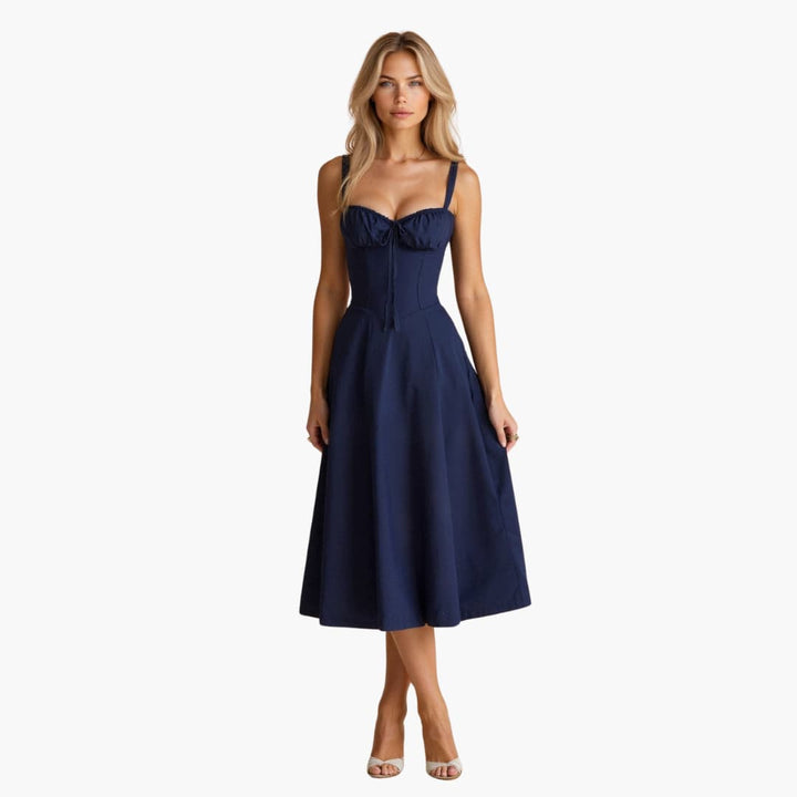 Stella | Robe midi légère et fluide pour femmes