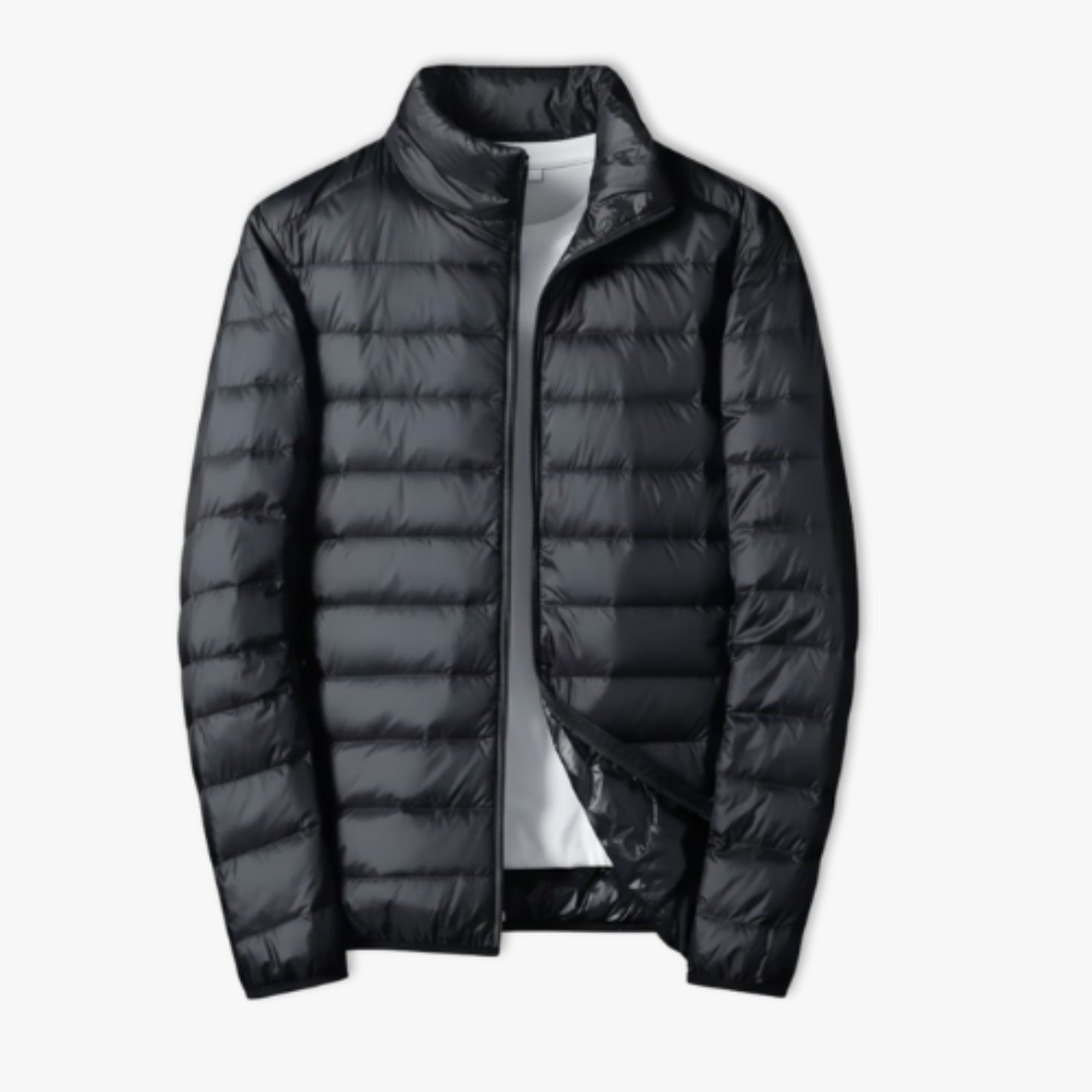 Mathis | Chaqueta de plumón comprimible con exterior impermeable y plumón de pato blanco