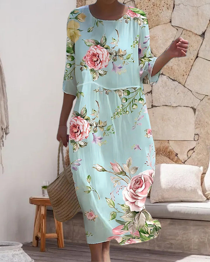 Ruth | Robe à motif floral