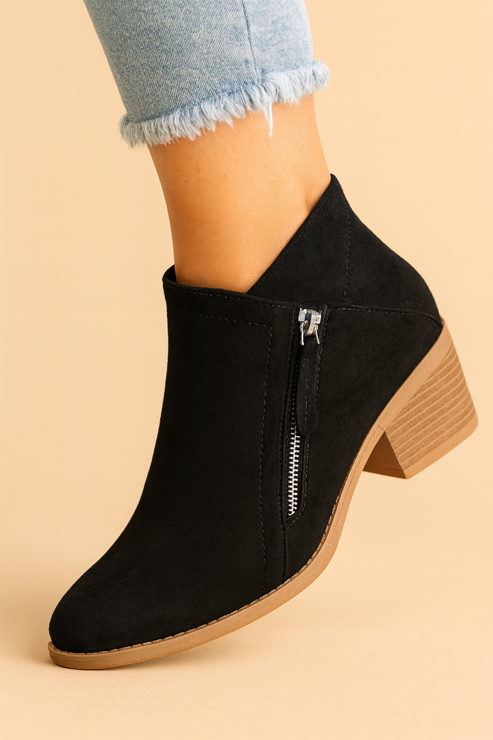 Patricia | Supportive Orthopedic Ankle Boots with Side Zipper