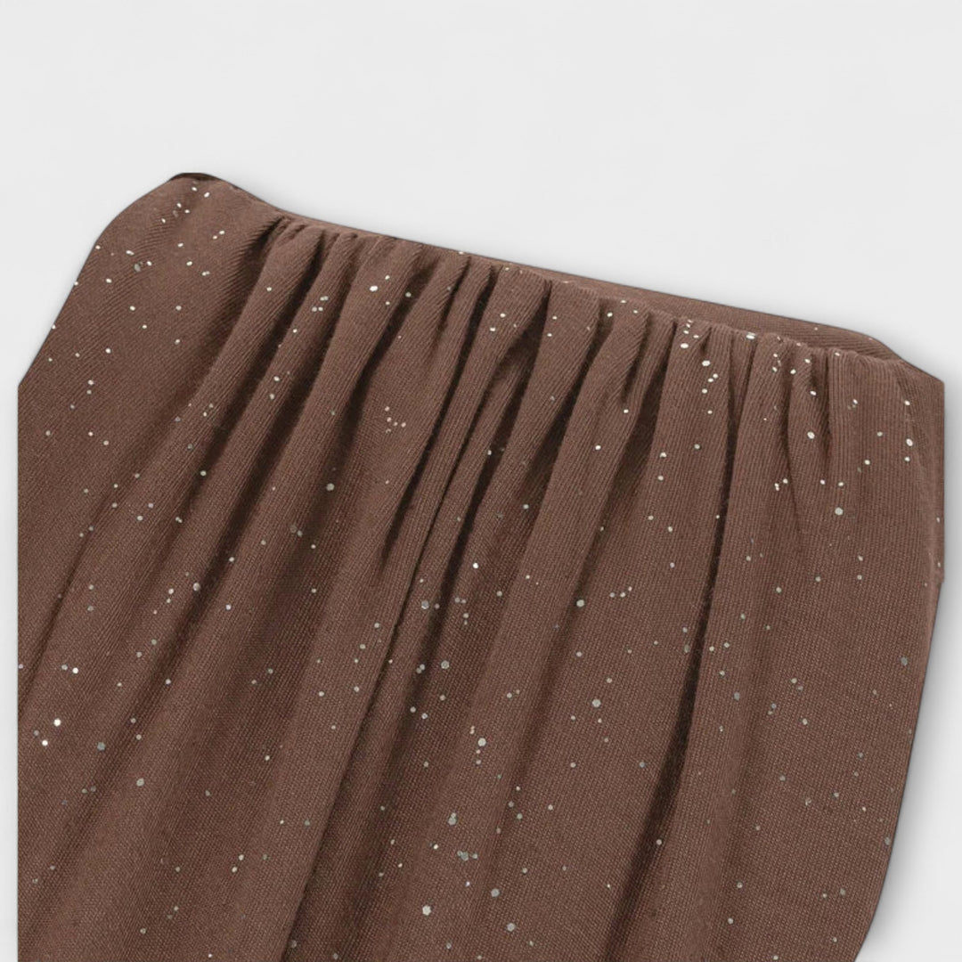 Thea - Robe maxi avec décolleté plongeant en V