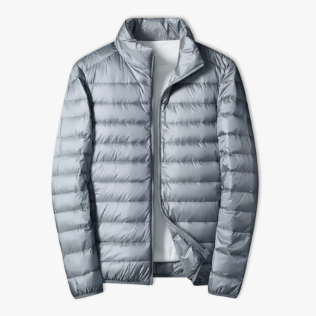 Mathis | Chaqueta de plumón comprimible con exterior impermeable y plumón de pato blanco