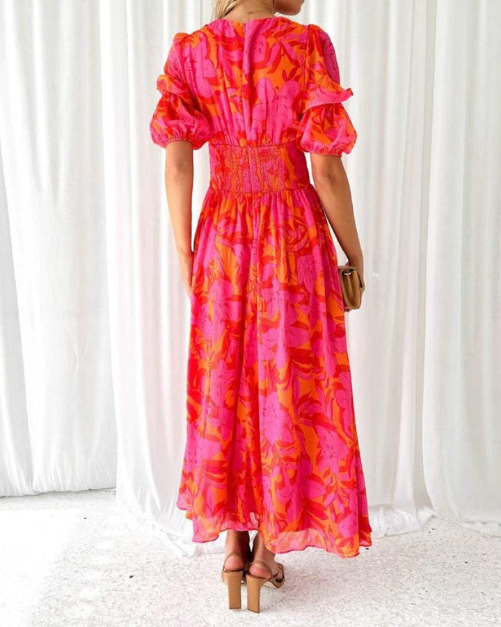 Lavinia | Robe maxi à imprimé floral stylée