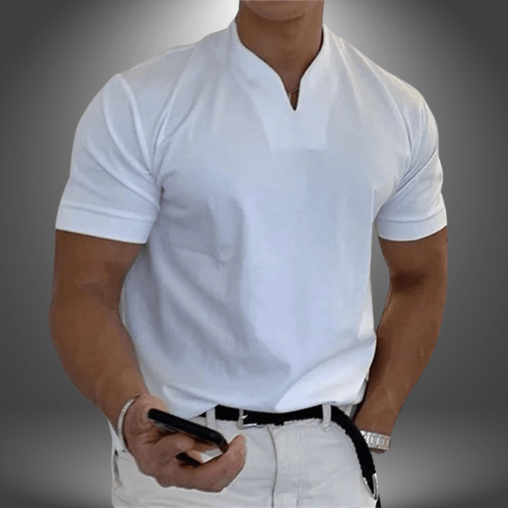 T-shirt col en V Dominic