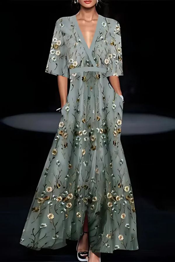 Isabella | Robe florale à l'élégance intemporelle