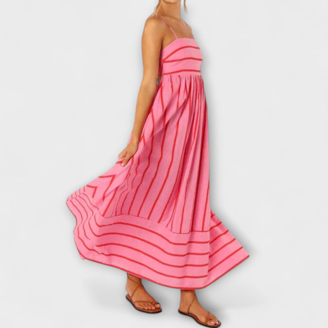 Svea - Robe maxi couleur Bare Bloom