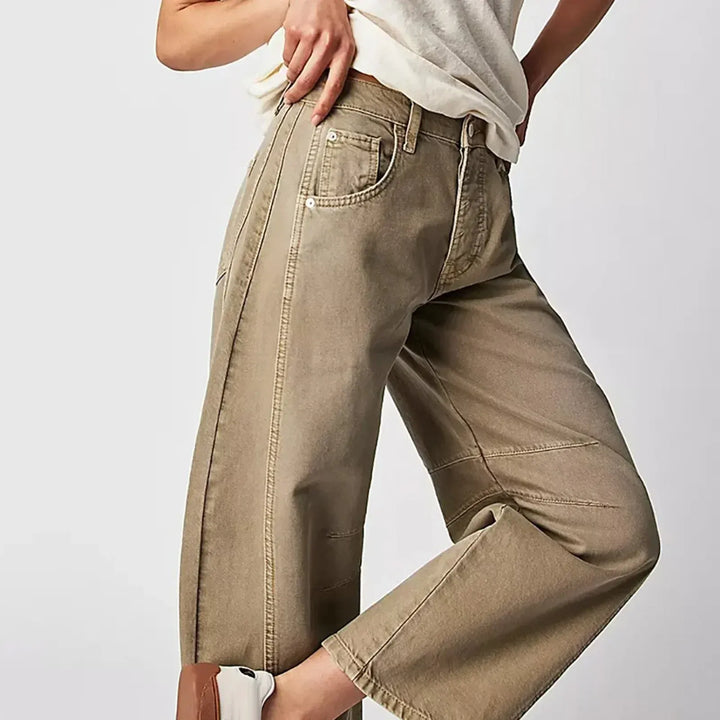 Cleo | Relaxed Women's Jeans with High-Waist Fit and Barrel Leg