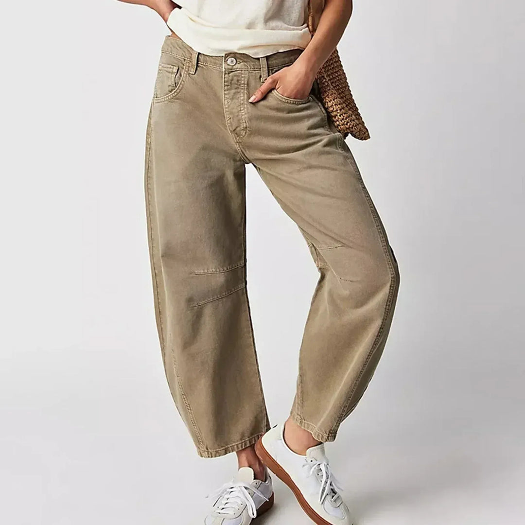 Cleo | Relaxed Women's Jeans with High-Waist Fit and Barrel Leg