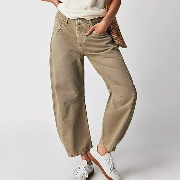 Cleo | Relaxed Women's Jeans with High-Waist Fit and Barrel Leg