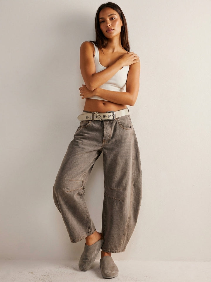 Cleo | Relaxed Women's Jeans with High-Waist Fit and Barrel Leg