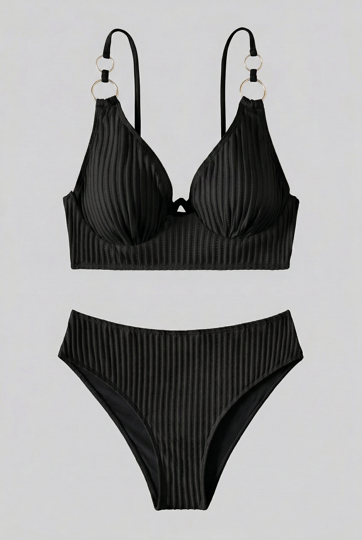 Flattering High-Waisted Bikini Set