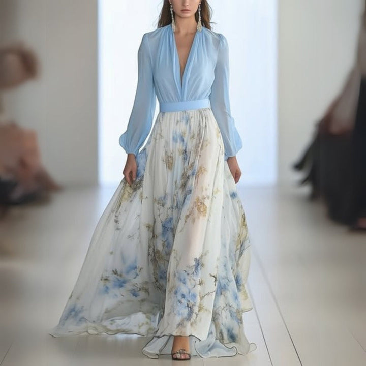 Dolores | Robe maxi florale élégante