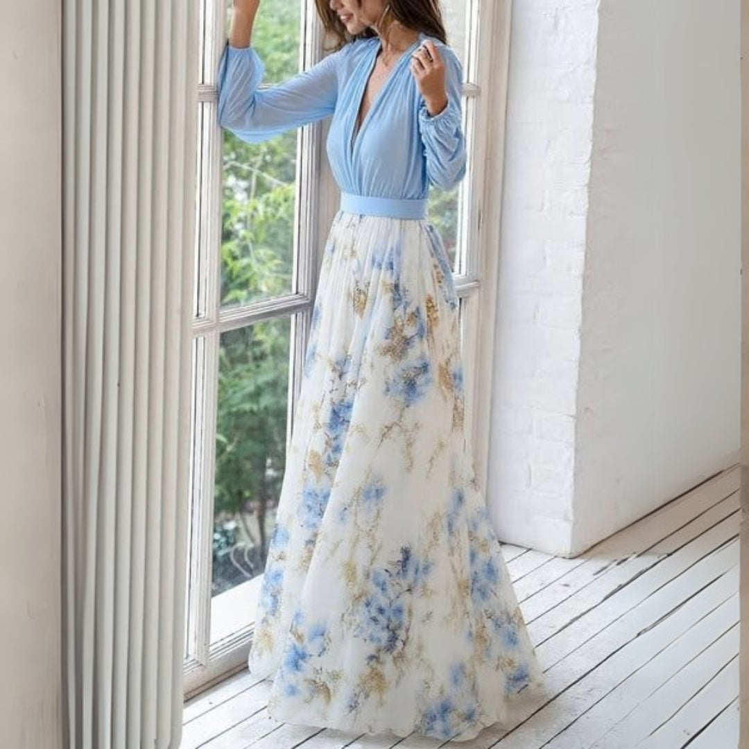 Dolores | Robe maxi florale élégante