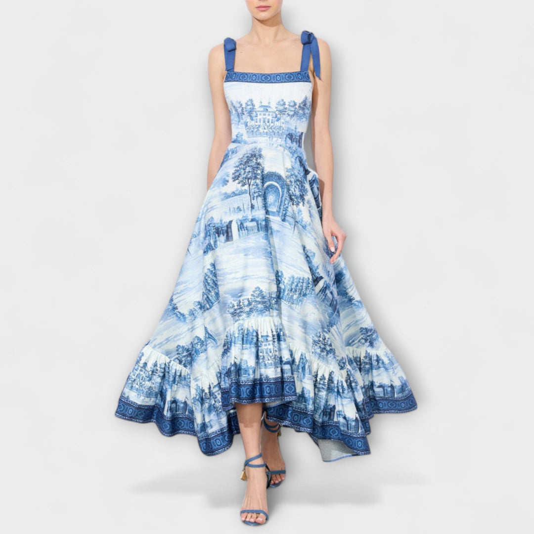 Lucia - Charming Floral Maxi Dress