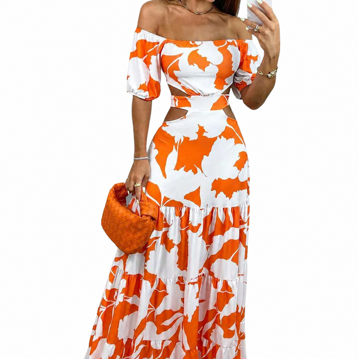 Alice | Off-Shoulder Floral Maxi Dress