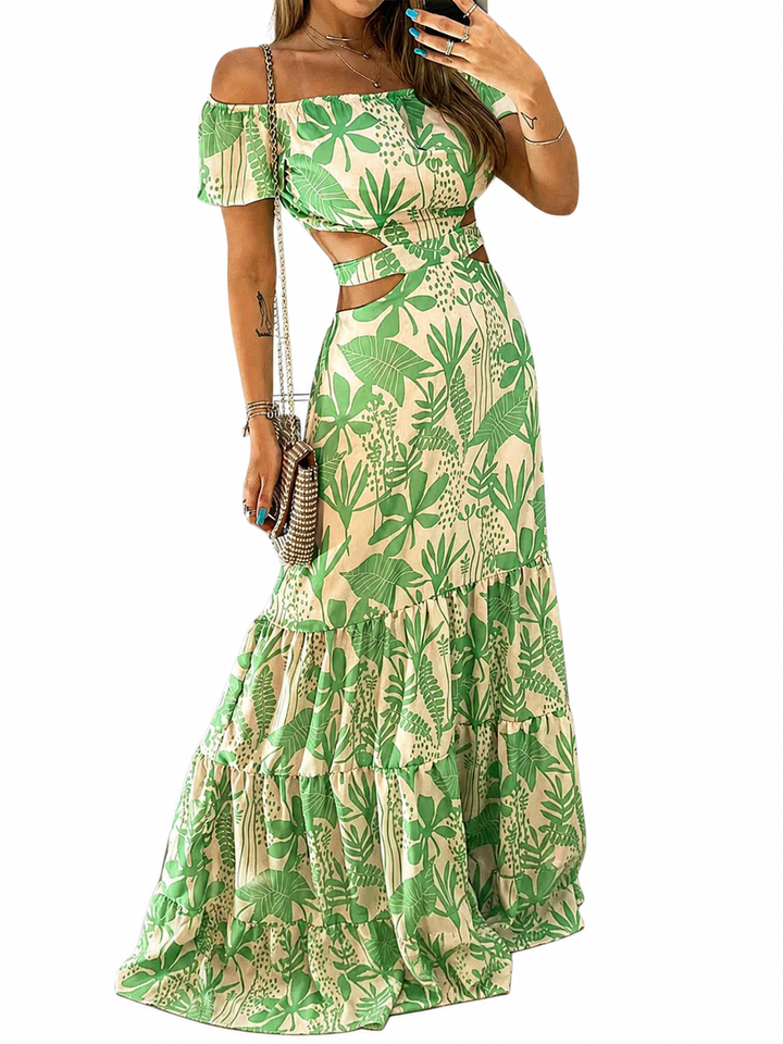 Alice | Off-Shoulder Floral Maxi Dress