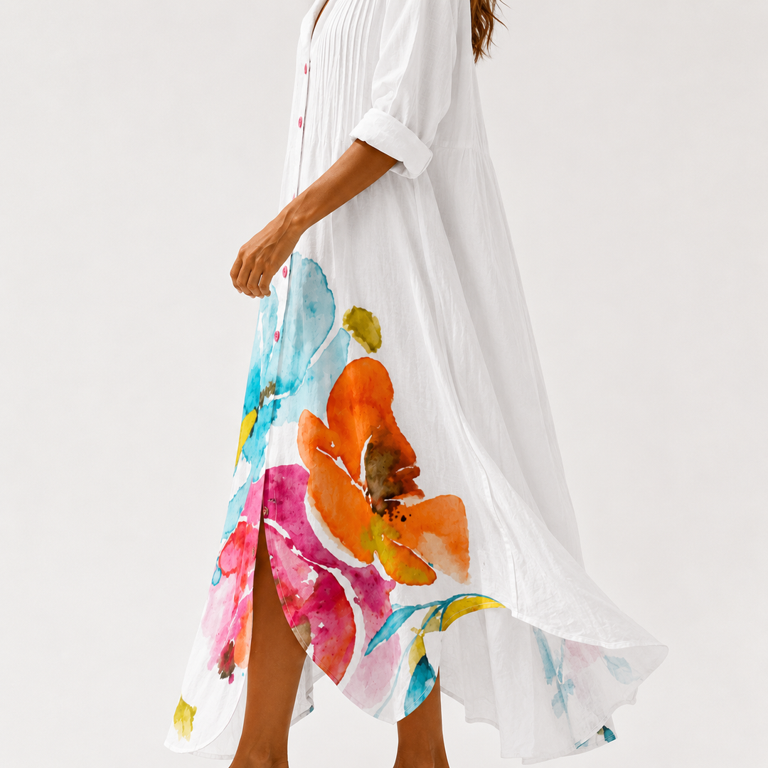 Boho Maxi Dress – Elegant Flowy Summer Dress for Women