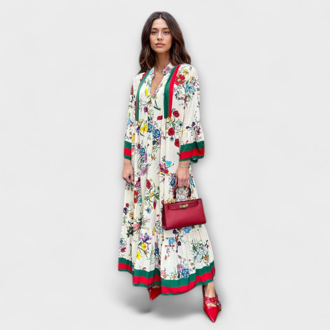 Oriana - Robe maxi à imprimé floral
