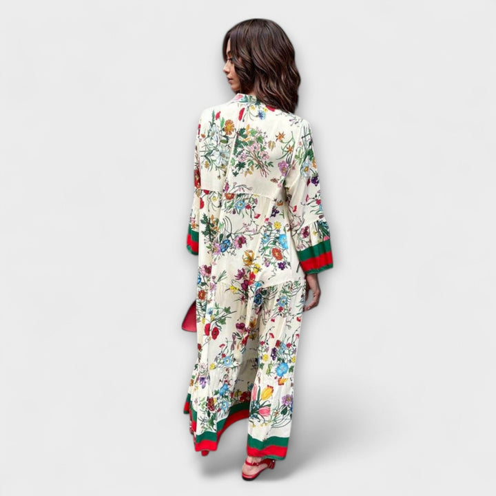Oriana - Robe maxi à imprimé floral